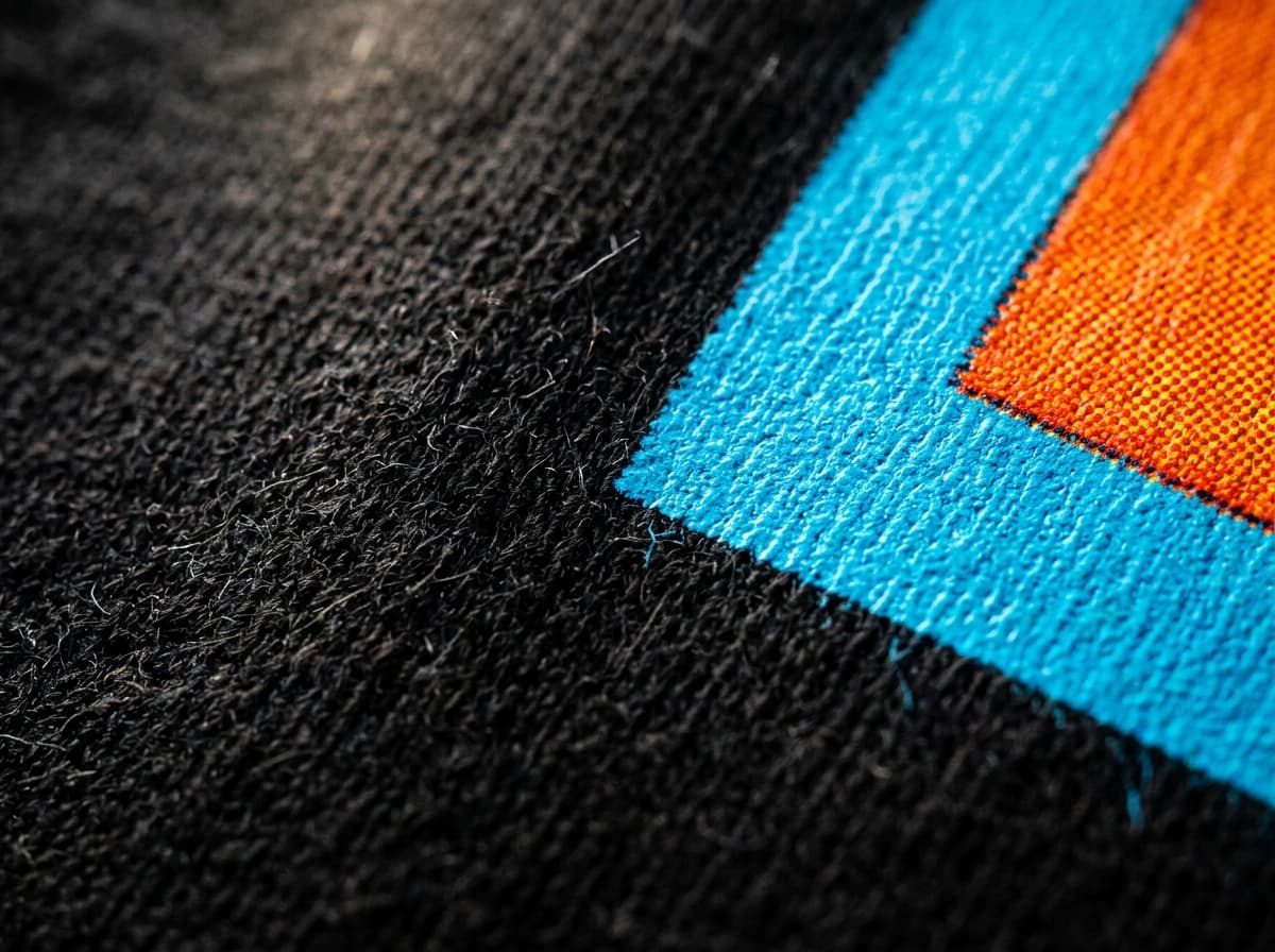 Direct to garment print texture and ink fidelity